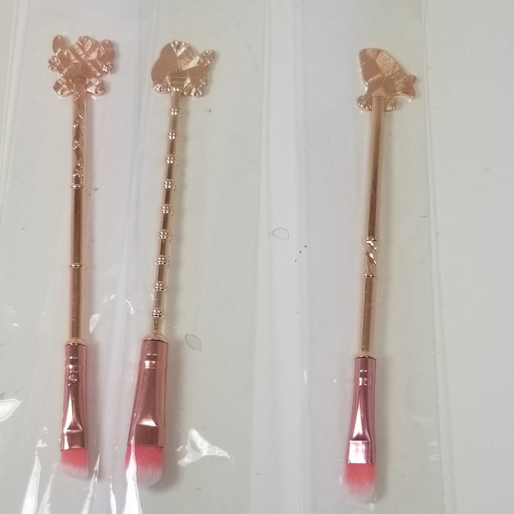 Stitch makeup brushes set of 5 enamel  great quality - Picture 10 of 10